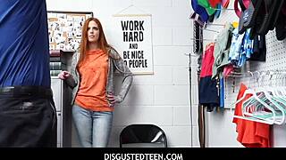 Scarlett Mae Fucked Raw by Pervy Officer Post-Shoplift