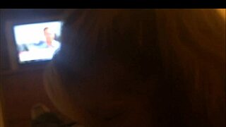 allison slurps bareback cock then swallows every drop eagerly