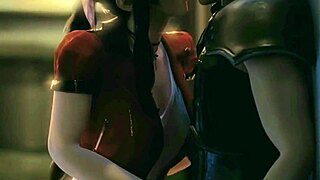 aerith gainsborough's shaved pussy rides cock in ultimate fap compilation