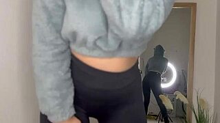 Hey sexy Brazilian babe 😍 fingers wet pussy riding toy in my bathroom 💦