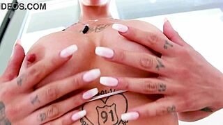 Austin Lynn gags on monster cock deepthroat facefuck craving cum facial!