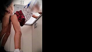 mexican escort's perfect teen ass bent over doggystyle in my hidden cam house orgy