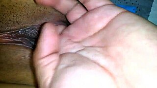 I film Karina's wet fingers deep in her pussy for me