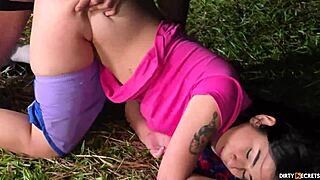 stranger tricks naive colombian april into outdoor doggystyle pounding