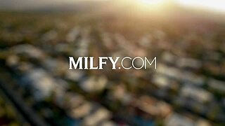 Sophia Locke milf redhead deepthroats and rides two monster black cocks spit-roasted