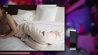 Skinny Asian Teen Bent Over for Creampie Doggystyle Ride