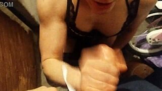 god i love face fucking this crossdressing trans slut so deep and hard