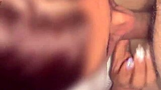 hot student sneaks blowjob after school, sucking cock like a pro