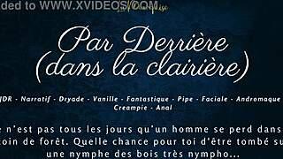 french nympho loves anal outdoors in clearing 🍑😈