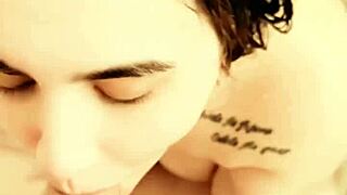 Rubynalexfantasy endures intense face and anal shower session