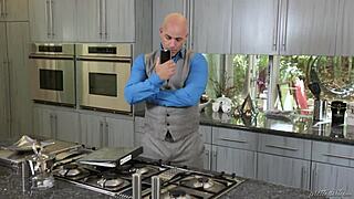 Reena Sky sneaks away from husband for doggystyle pounding and creampie finish