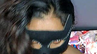 christmas stepmom ema chacon in lingerie gets rough doggystyle creampie