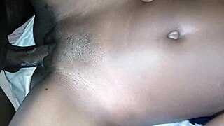 African 18+ Teen Shaved Pussy Roughly Fucked by Huge Cock Hardcore