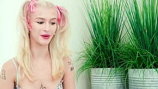 Petite Teen GAGS On Monster COCK With DEEPTHROAT Face FUCKING Intensity