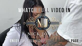 spoiled student bends fat teacher over desk for creampie fuck in class