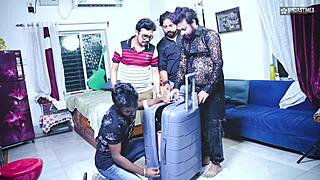 desi cutie sex doll takes gangbang pounding multiple face cumshots hindi moans