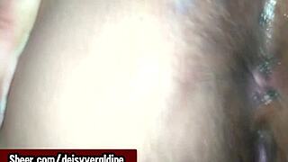 closeup anal dildo stretches my big latina ass training for monster cocks