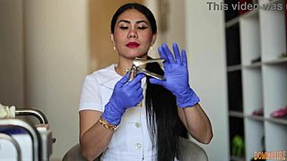 you love my latex gloves stroking you in hospital??