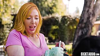 Naughty milfs mona azar and lauren phillips lick dirty lesbian pussy and tits!