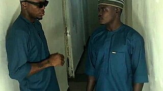 two african kings in regalia rip clothes off cheating mistress hotel fuckfest