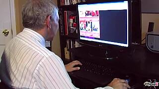 Sexy brunette mistress Orabella dominates ties up small cock interracial slave rough