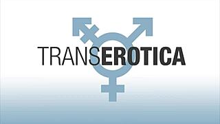 Blonde TS Roxxie Moth slips into lingerie and FUCKS juicy ass rough doggystyle with handjob licks