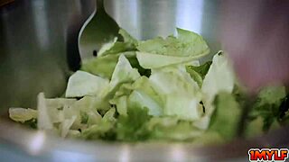 juliet russo's cum glazed chicken tempts young stepson jimmy michaels