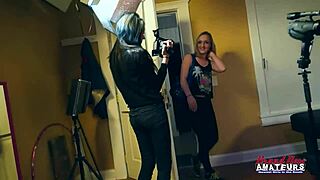 Petite Olyssia And Kinky Ryann Devour Twats Then Share Tattooed Cock