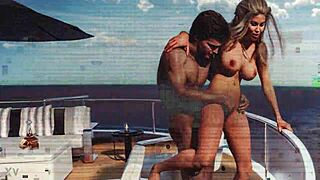 reborn tailor uses ai tail for intense anal sex and blowjobs