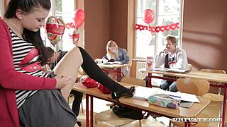 oh fuck lucy li and violette pink ridin our monster cocks rough group tits bouncin cumshot blast damn!