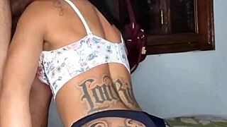 Kissing anjinha then pussy suck sit and cumshot!