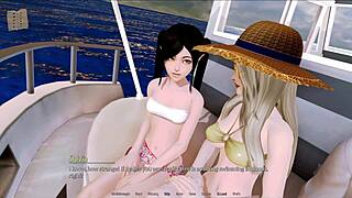 harem hotel episode 151 unfolds with steamy group action in the suite