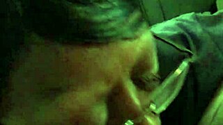 Black Woman Sucks White Cock Swallows Massive Jizz Load!