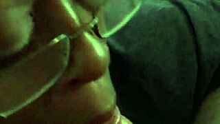 Black Woman Sucks White Cock Swallows Massive Jizz Load!