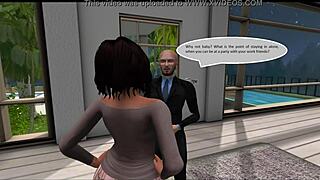 wearing the horns part 1 cuckold comic where pregnant wife cheats with cartoon lover