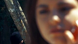 omg gorgeous petite neighbor teen bent over hardfucked rough by intruders huge cock