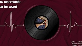 You're my anal toy for femdom joi humiliation now