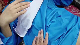 Desi Pakistani Schoolgirl Railed by Old Man