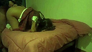 Big-Assed Student Girl Visits After Class I Rip Clothes Fuck Tight Pussy