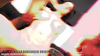 areta ridera takes on six guys in intense group session with twists