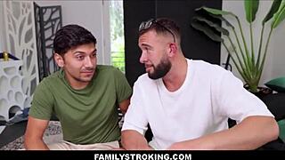 latina teen hailey rose drilled hard in taboo family threesome by stepdad will pounder and stepbro max fills