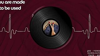 You're my anal toy for femdom joi humiliation now