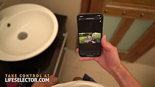 In Lifeselector you choose how to anal fuck sexy doctor Shalina Devine in hospital threesome