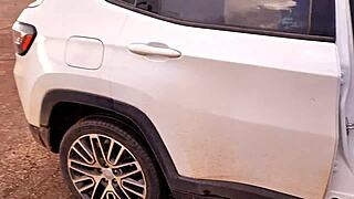 luna oliveira bares it in roadside interview then takes full anal creampie outdoors