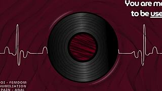 You're my anal toy for femdom joi humiliation now