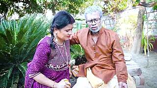 dadaji pounds my virgin tight pussy so rough and hardcore when i'm alone at home full interracial indian homemade movie with deepthroat and creampie