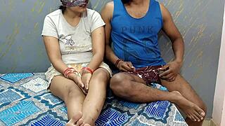 young bhabhi feeds her juicy boobs then takes doggystyle creampie on wedding night?