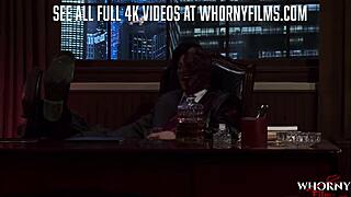 😈 whorny's steamy office threesome parody with sloppy deepthroats 🔥