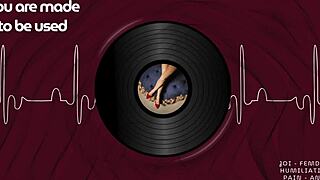 You're my anal toy for femdom joi humiliation now