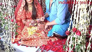 indian stepmom celebrates desi wedding night with steamy missionary creampie